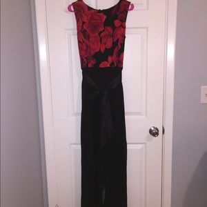 Red and Black Jumpsuit